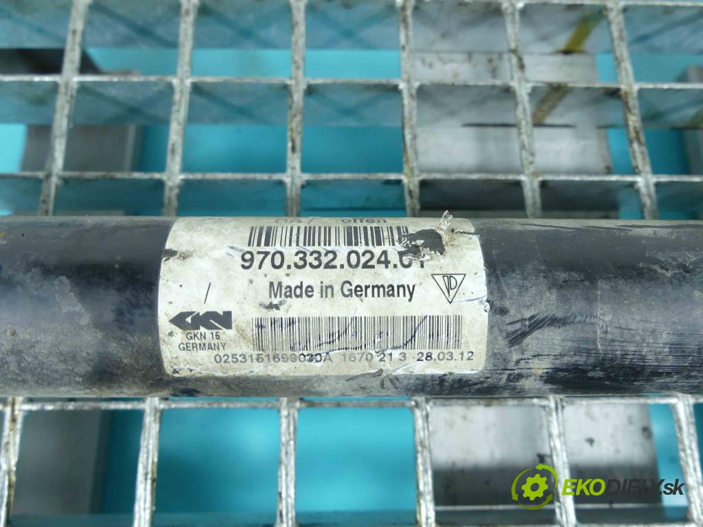 Porsche Panamera I 970 2009-2016 4.8 V8 400KM: automatic 294 kW 4806 cm3 5- poloos pravé 97033202401 (Poloosy)