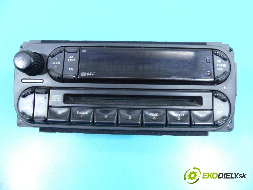 Chrysler Voyager IV 2000-2007 2.8 crd: 150 HP manual 110 kW 2776 cm3 5- Radio originál P05091610AB