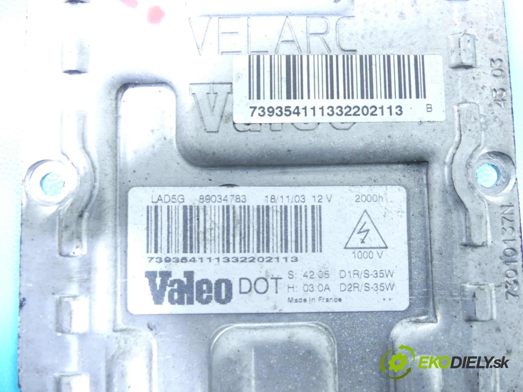 Alfa romeo 166 2.4 jtd 175 HP automatic 129 kW 2387 cm3 4- střídač: xenon 89034783 (Riadiace jednotky xenónu)