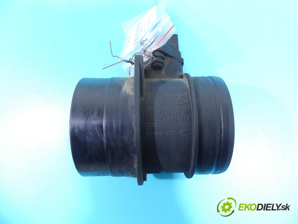 Audi A6 C5 1997-2004 1.9 tdi 131 HP manual 96 kW 1896 cm3 5- průtokoměr: 0281002461 (Váhy vzduchu)