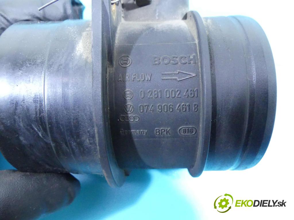 Audi A6 C5 1997-2004 1.9 tdi 131 HP manual 96 kW 1896 cm3 5- průtokoměr: 0281002461 (Váhy vzduchu)