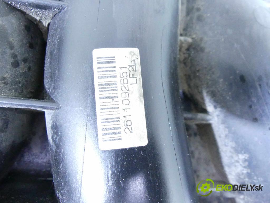 Mazda 6 II GH 2007-2012 2.0 16v DISI 155 HP manual 114 kW 1999 cm3 5- zvod nasávací 2611092651 (Sacie potrubia)
