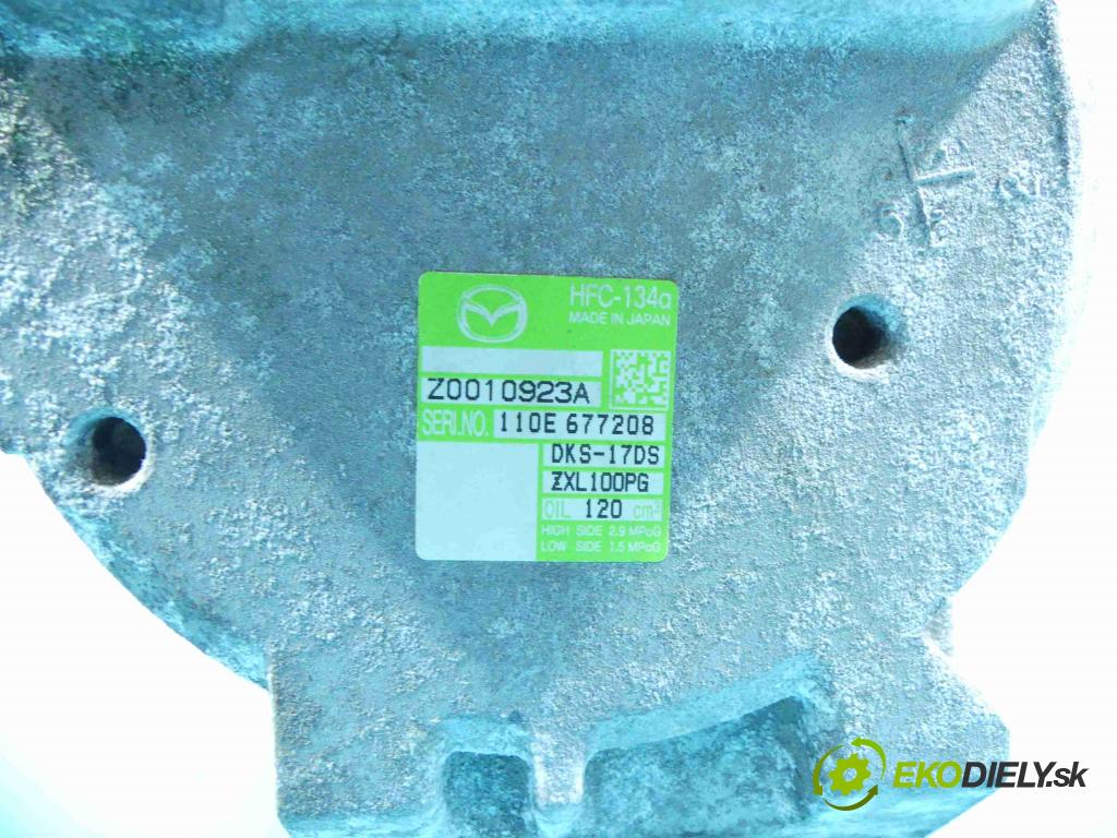 Mazda 6 II GH 2007-2012 2.0 16v DISI 155 HP manual 114 kW 1999 cm3 5- čerpadlo klimatizácie 110E677208