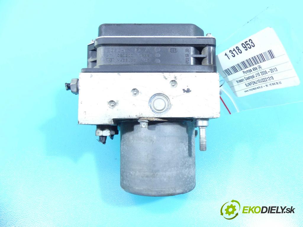 Nissan Qashqai I J10 2006-2013 2.0 dci 150 HP manual 110 kW 1995 cm3 5- čerpadlo abs 0265251854 (Pumpy ABS)