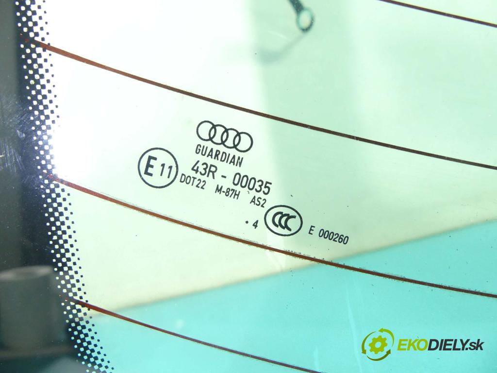 Audi A8 D3 2002-2009 3.0 tdi 232KM automatic 171 kW 2967 cm3 4- sklo zadní  (Okna zadní)