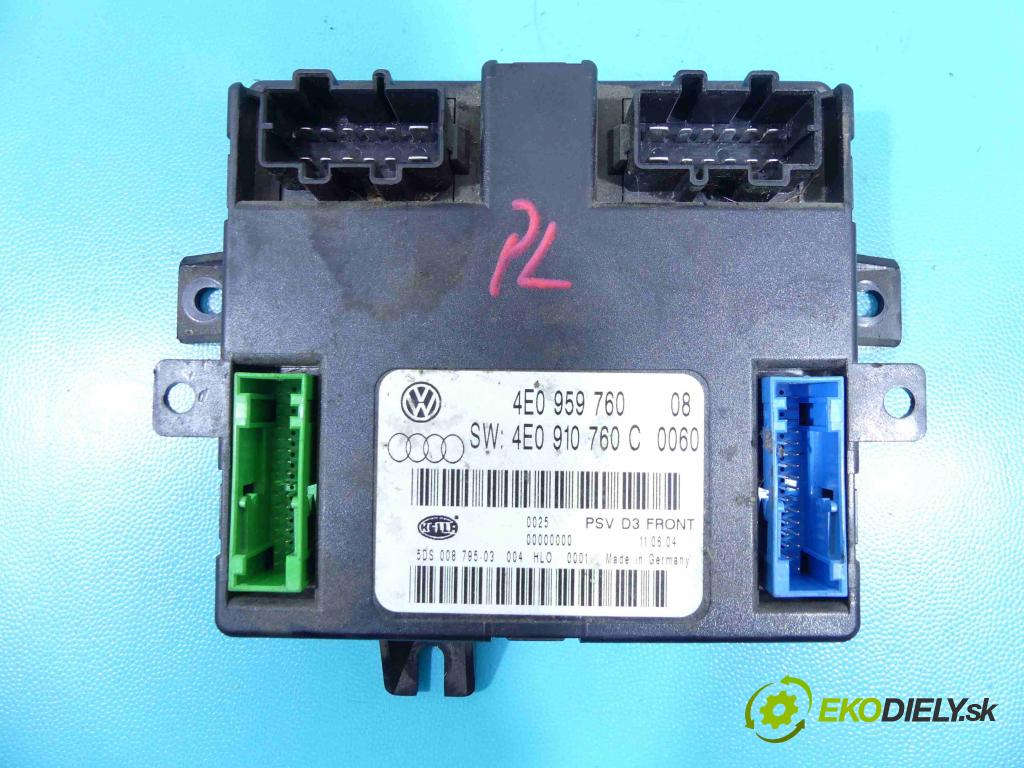 Audi A8 D3 2002-2009 3.0 tdi 232KM automatic 171 kW 2967 cm3 4- modul riadiaca jednotka 4E0959760 (Ostatné)