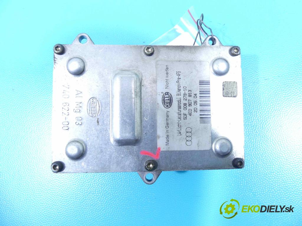 Audi A8 D3 2002-2009 3.0 tdi 232KM automatic 171 kW 2967 cm3 4- střídač: xenon 5DF008279-10 (Riadiace jednotky xenónu)
