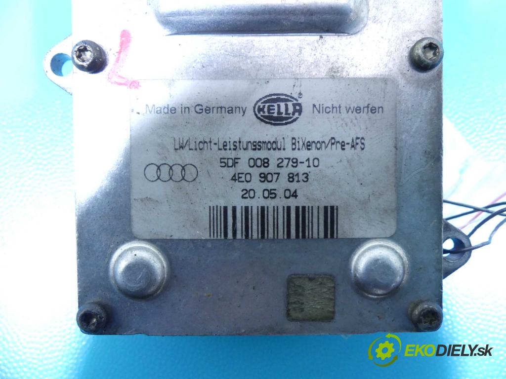 Audi A8 D3 2002-2009 3.0 tdi 232KM automatic 171 kW 2967 cm3 4- střídač: xenon 5DF008279-10 (Riadiace jednotky xenónu)