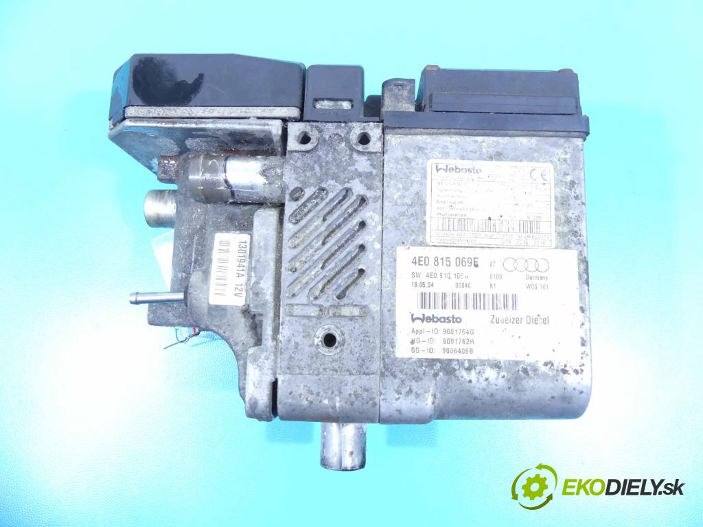 Audi A8 D3 2002-2009 3.0 tdi 232KM automatic 171 kW 2967 cm3 4- Webasto 4E0815069E (Webasto ohřívače)