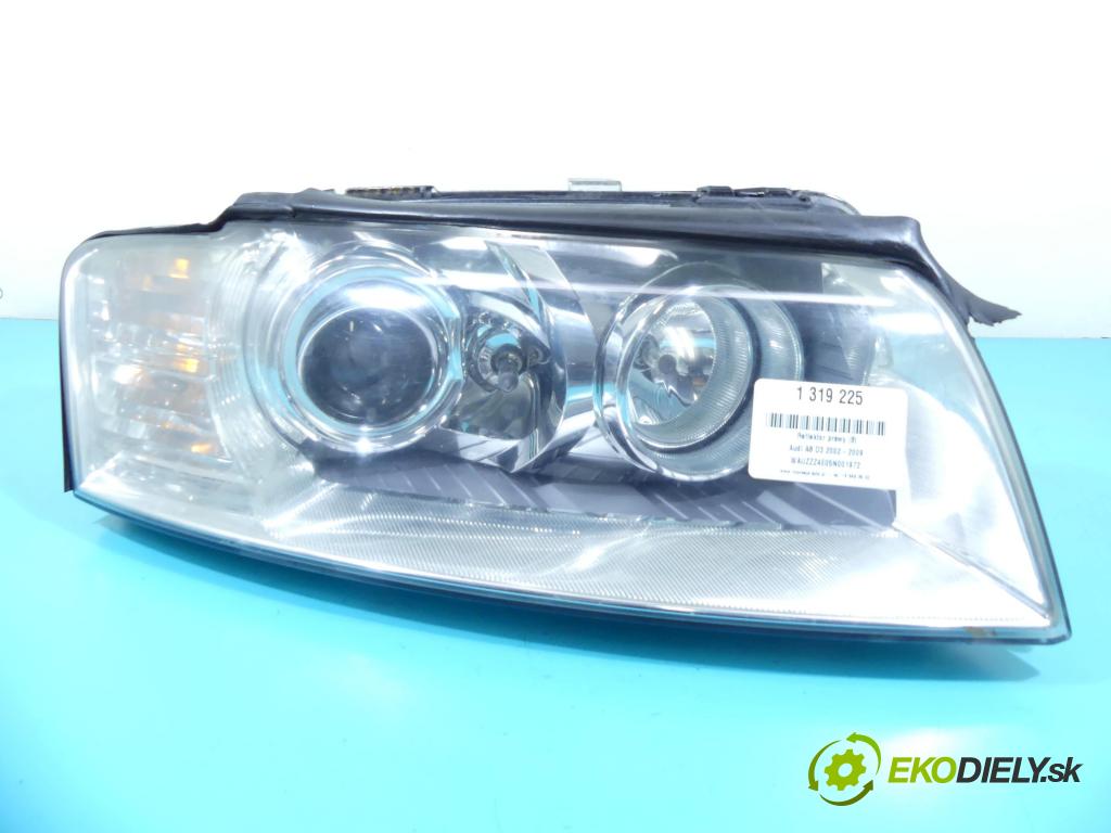 Audi A8 D3 2002-2009 3.0 tdi 232KM automatic 171 kW 2967 cm3 4- Reflektor: pravý  (Pravé)