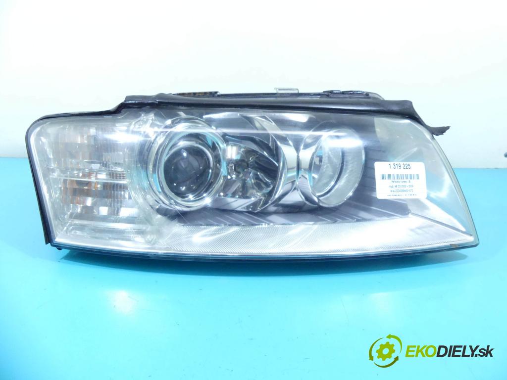 Audi A8 D3 2002-2009 3.0 tdi 232KM automatic 171 kW 2967 cm3 4- Reflektor: pravý  (Pravé)