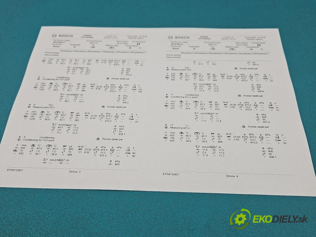 Vw Passat B6 2005-2010 2.0 tdi 140 hp manual 103 kW 1968 cm3 5- vstřikovací čerpadlo 0414720312 (Vstřikovač paliva)