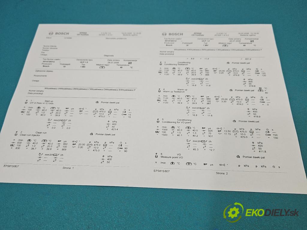Vw Passat B6 2005-2010 2.0 tdi 140 hp manual 103 kW 1968 cm3 5- vstřikovací čerpadlo 0414720312 (Vstřikovač paliva)