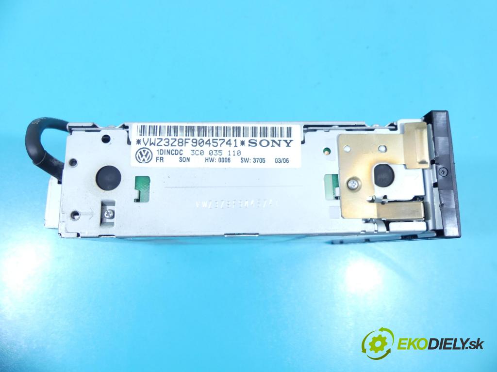 Vw Passat B6 2005-2010 2.0 tdi 140 HP manual 103 kW 1968 cm3 5- Menič: cd 3C0035110 (CD meniče)