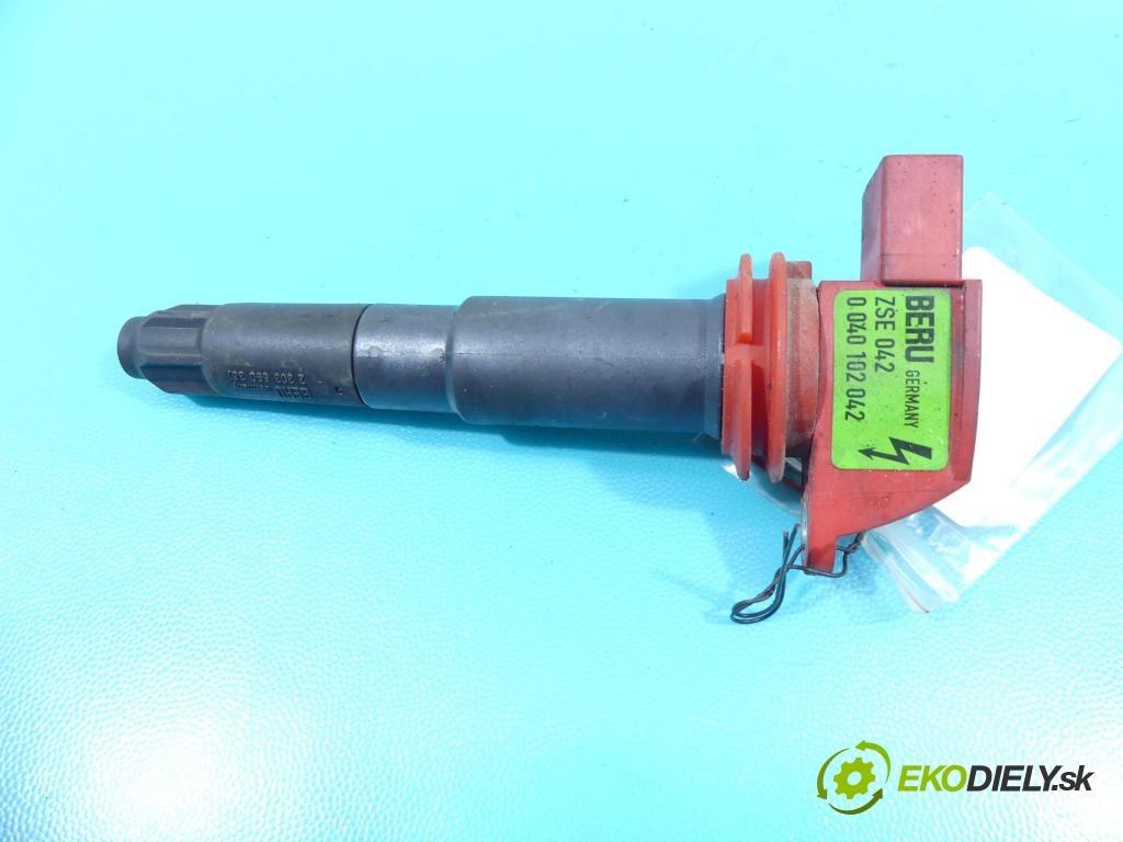 Porsche Panamera I 970 2009-2016 4.8 V8 400KM: automatic 294 kW 4806 cm3 5- cievka zapaľovacia 0040102042 (Zapaľovacie cievky, moduly)