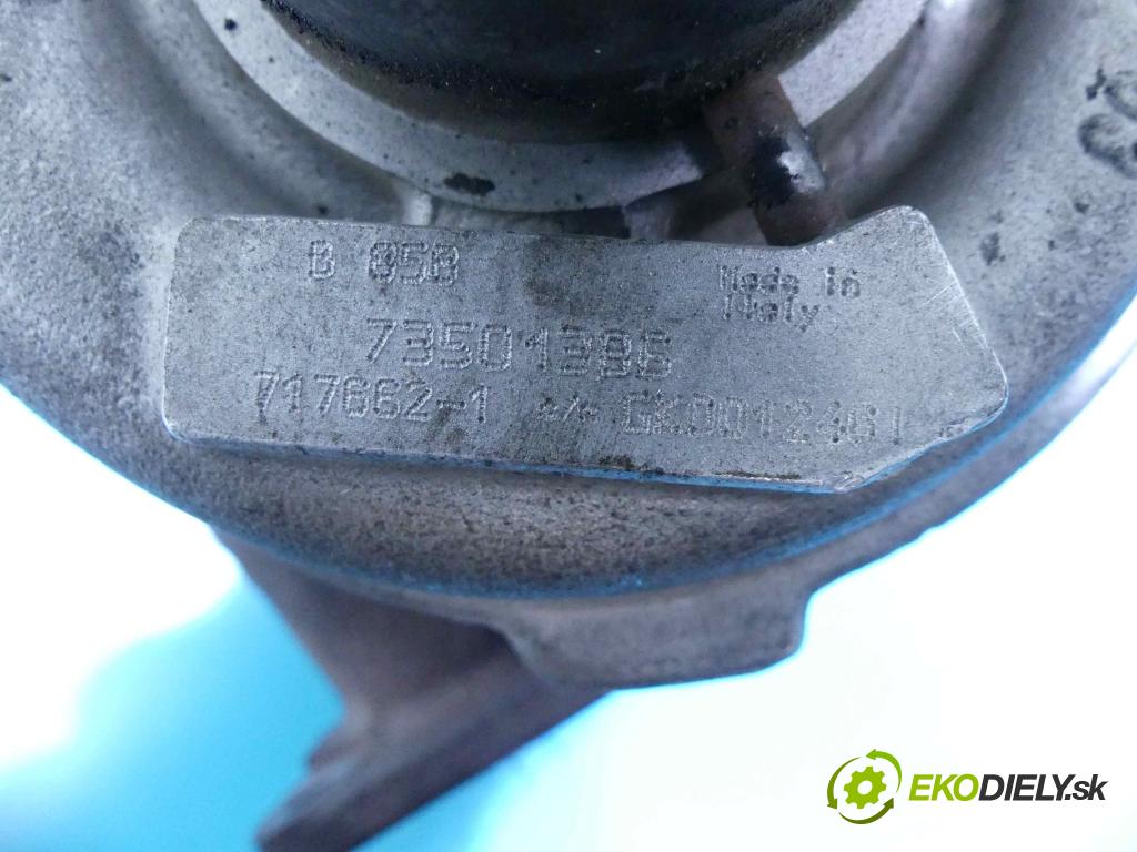 Alfa romeo 166 2.4 jtd 175 HP automatic 129 kW 2387 cm3 4- turbodúchadlo, turbo 717662-1 (Turbodúchadlá (kompletné))