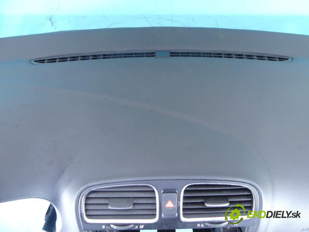 Vw Golf VI 2008-2013 1.6 tdi 105 HP automatic 77 kW 1598 cm3 5- kokpit,pristrojová doska rozdeľovacia