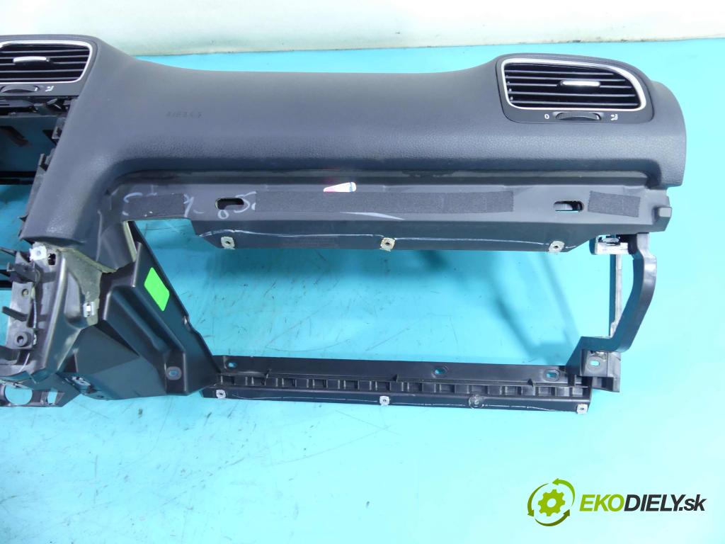 Vw Golf VI 2008-2013 1.6 tdi 105 HP automatic 77 kW 1598 cm3 5- kokpit,pristrojová doska rozdeľovacia