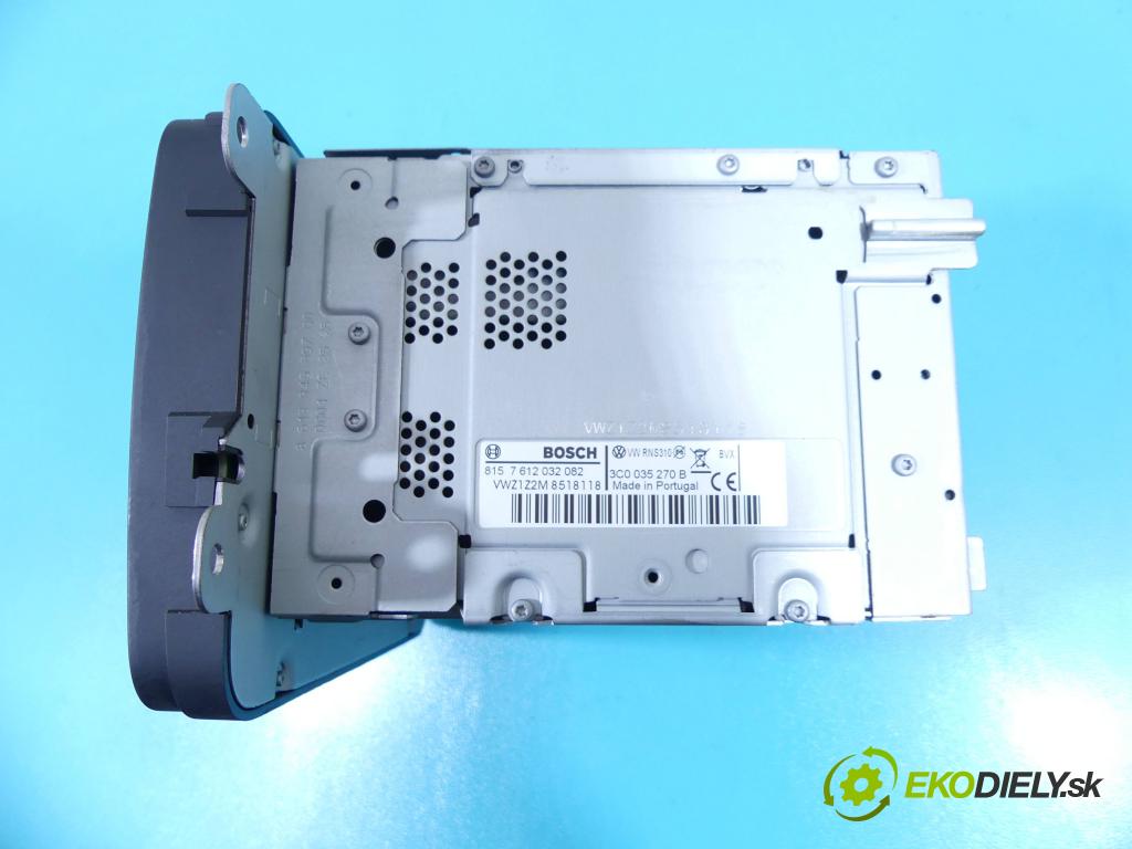 Vw Golf VI 2008-2013 1.6 tdi 105 HP automatic 77 kW 1598 cm3 5- Radio originál 3C0035270B