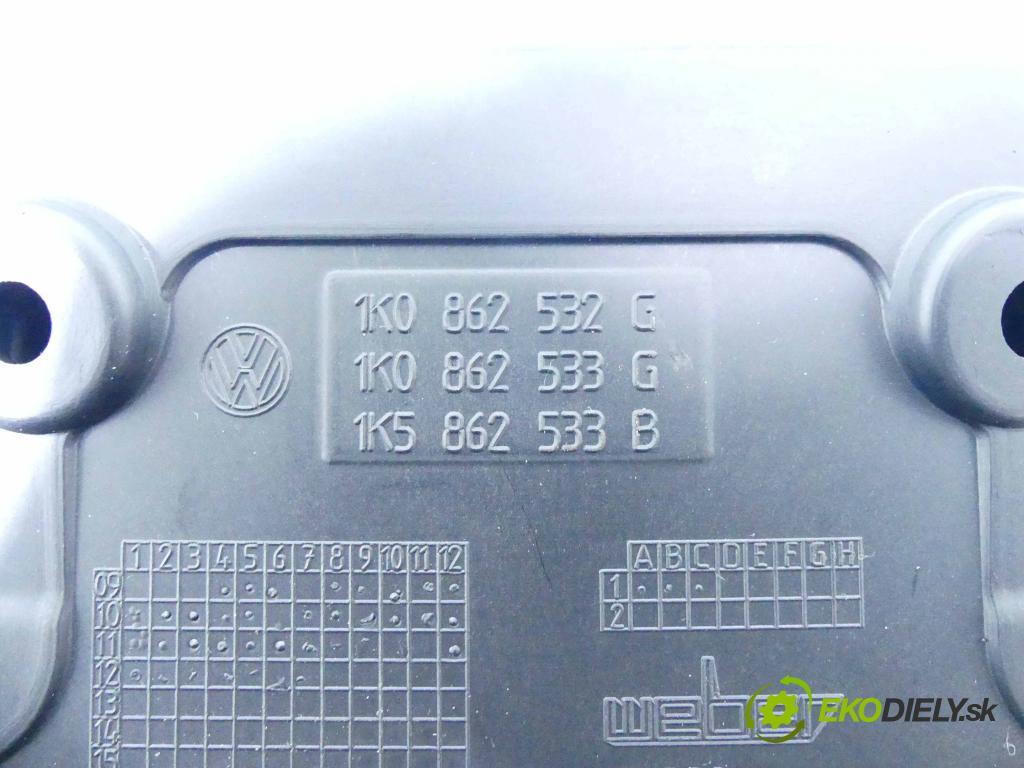 Vw Golf VI 2008-2013 1.6 tdi 105 HP automatic 77 kW 1598 cm3 5- Rukojeť: na nápoje: 1K0862532 (Úchyty, držiaky na nápoje)