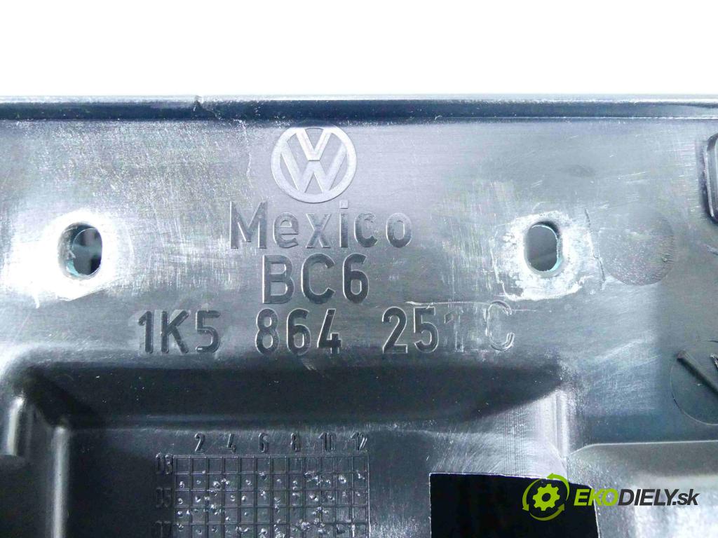 Vw Golf VI 2008-2013 1.6 tdi 105 HP automatic 77 kW 1598 cm3 5- operadlo 1K5864251C (Lakťové opierky)