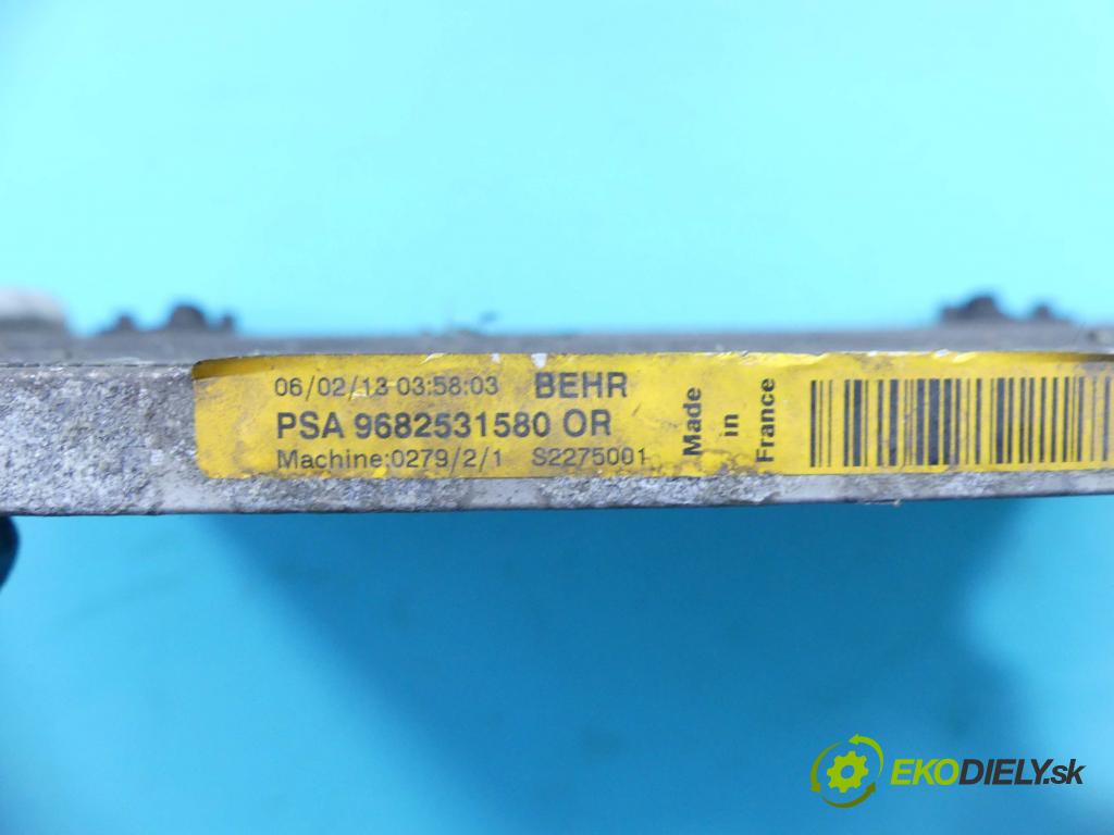 Peugeot 3008 I 2009-2016 1.6 hdi 114 HP manual 84 kW 1560 cm3 5- chladič klimatizácie 9682531580 (Chladiče klimatizácie)