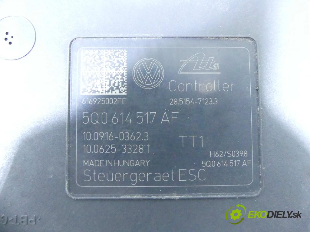 Skoda Octavia III 2013- 1.6 tdi 110 HP manual 81 kW 1598 cm3 5- čerpadlo abs 5Q0614517AF (Pumpy ABS)