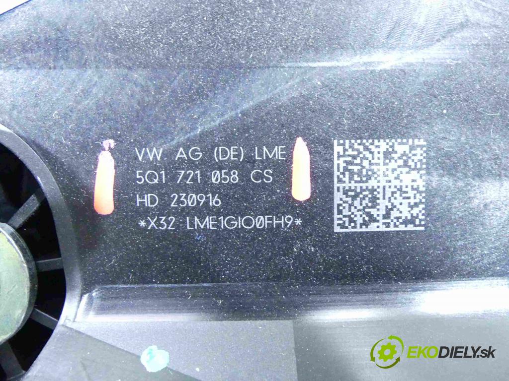 Skoda Octavia III 2013- 1.6 tdi 110 HP manual 81 kW 1598 cm3 5- pedále 5Q1721058CS (Pedále)