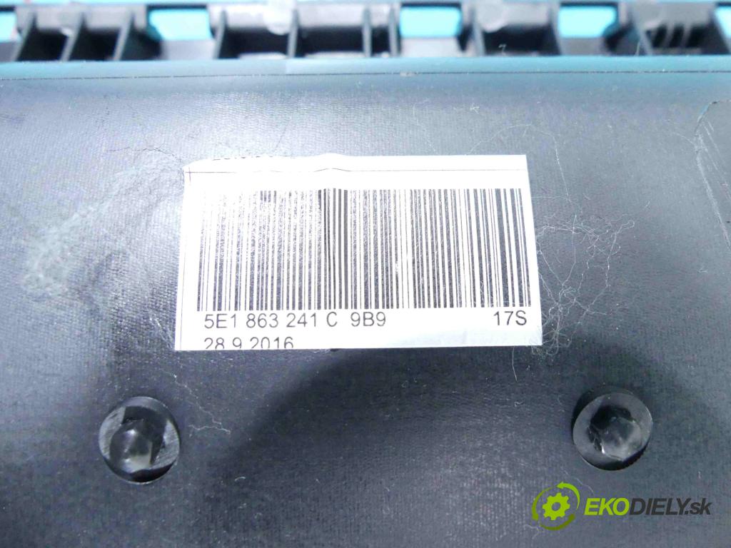 Skoda Octavia III 2013- 1.6 tdi 110 HP manual 81 kW 1598 cm3 5- operadlo 5E1863241C (Lakťové opierky)