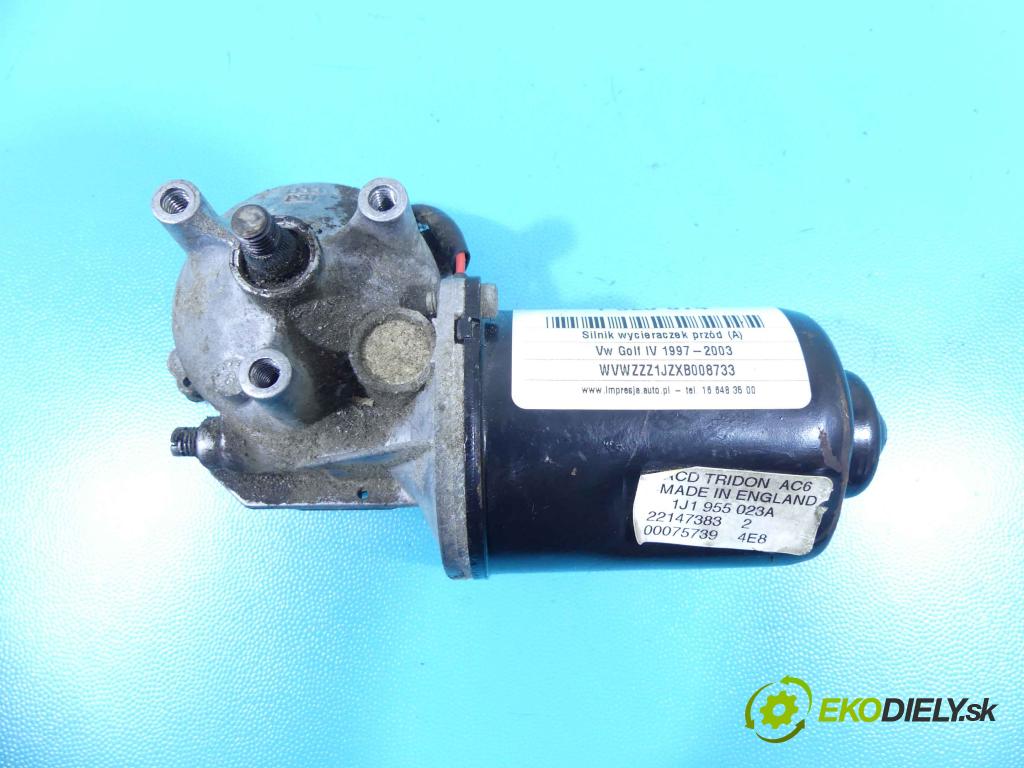 Vw Golf IV 1997-2003 1.6 sr 101 hp manual 74 kW 1595 cm3 5- motor stěračů přední 1J1955023A