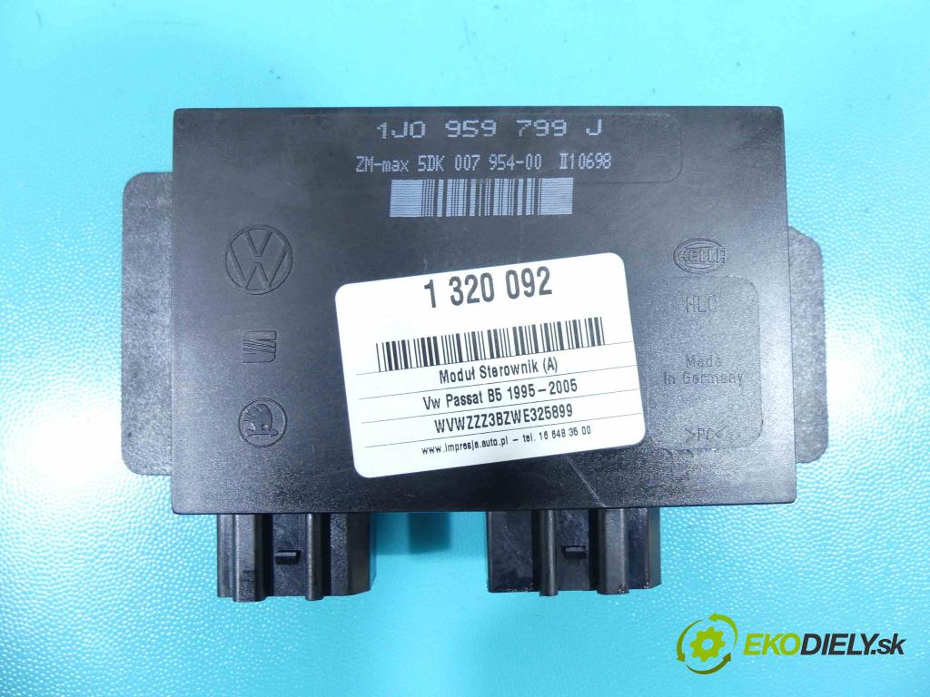 Vw Passat B5 1995-2005 1.9 tdi 110 HP manual 81 kW 1896 cm3 5- modul riadiaca jednotka 1J0959799J (Ostatné)