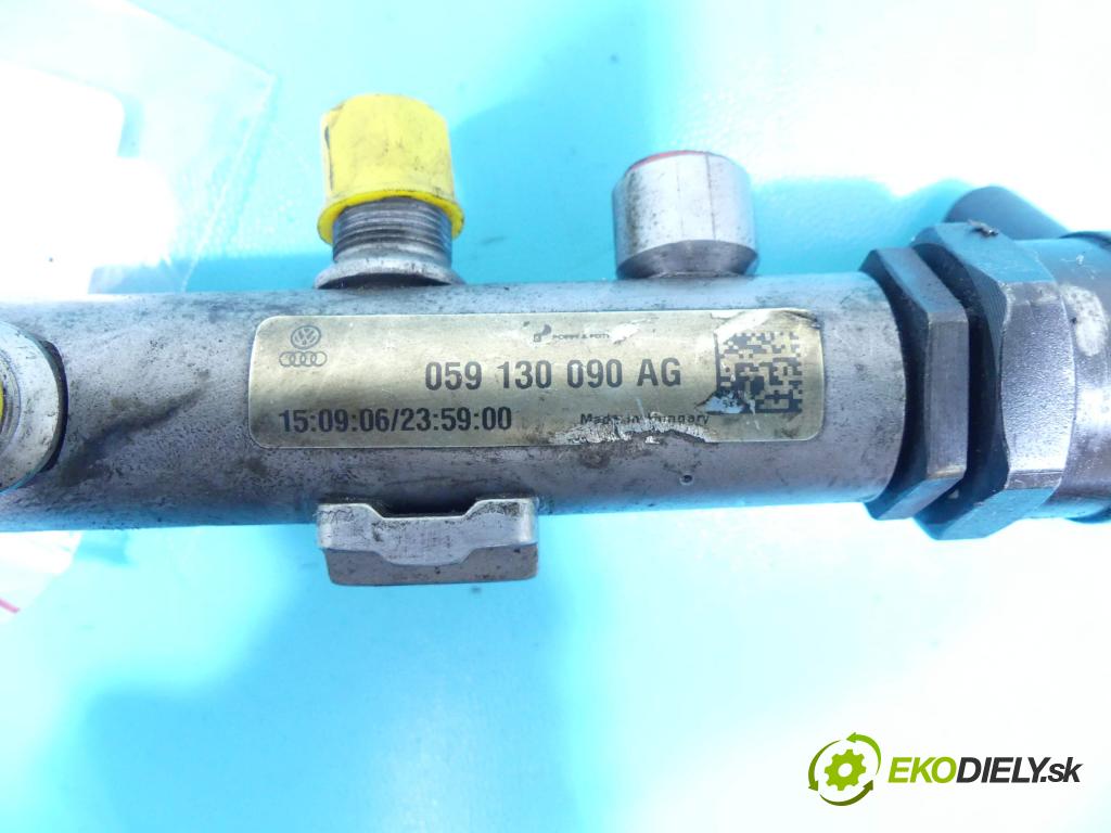 Audi A8 D3 2002-2009 3.0 tdi 232KM automatic 171 kW 2967 cm3 4- lišta vstrekovacia 059130090AG (Vstrekovacie lišty)
