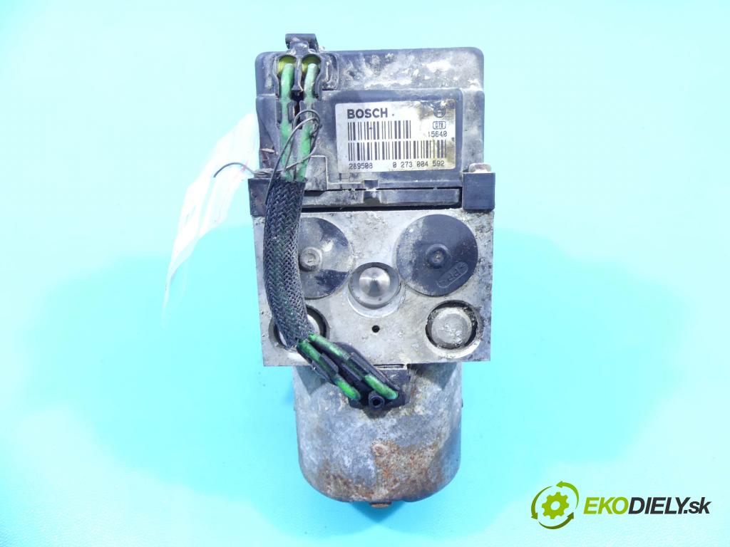 Opel Zafira A 1999-2005 1.8 16v 125 HP manual 92 kW 1796 cm3 5- čerpadlo abs 0273004592 (Pumpy ABS)
