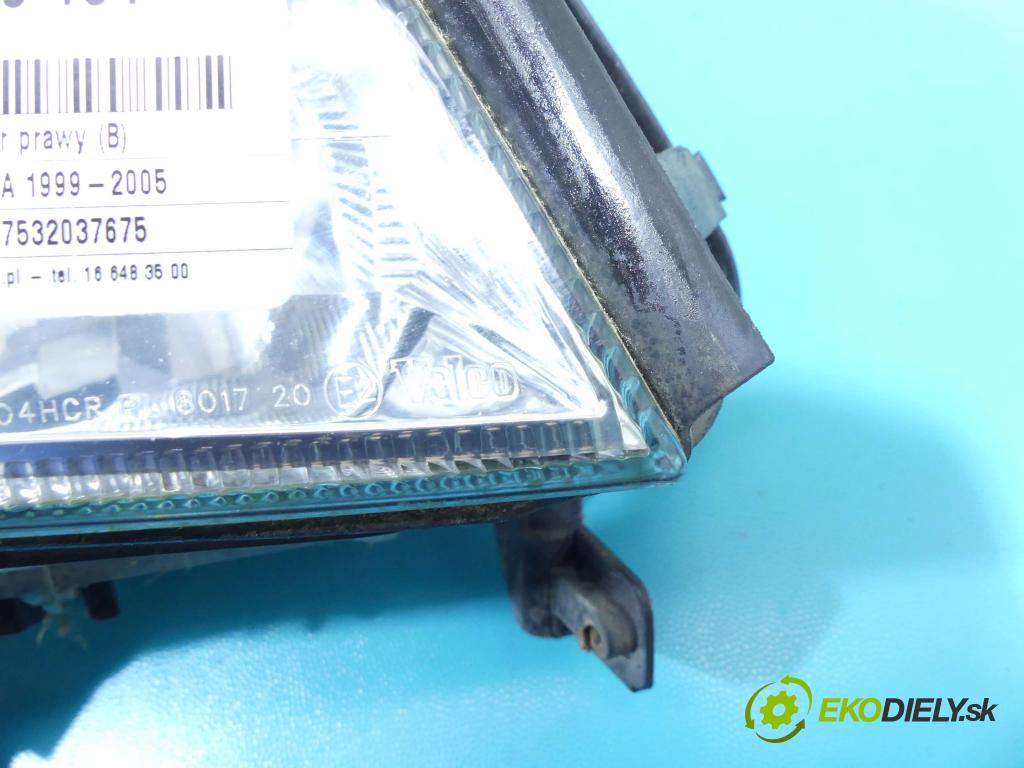 Opel Zafira A 1999-2005 1.8 16v 125 HP manual 92 kW 1796 cm3 5- Reflektor: pravý 90582022 (Pravé)