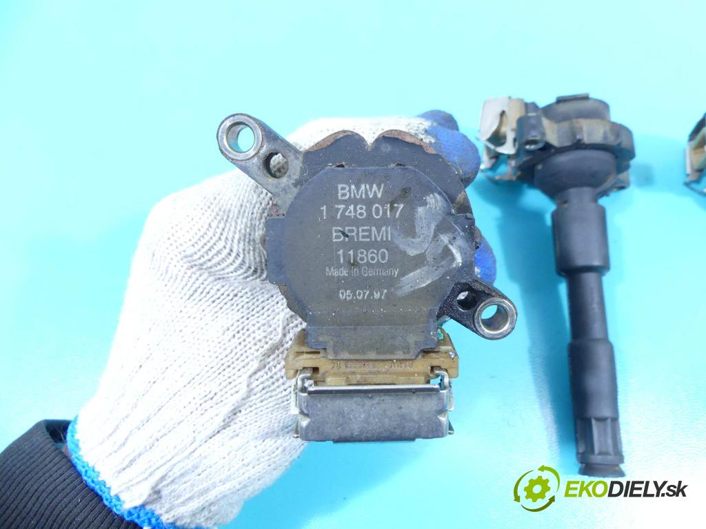 Bmw 3 E46 1998-2007 2.0 24v 150 HP manual 110 kW 1991 cm3 4- cievka zapaľovacia 1748017 (Zapaľovacie cievky, moduly)