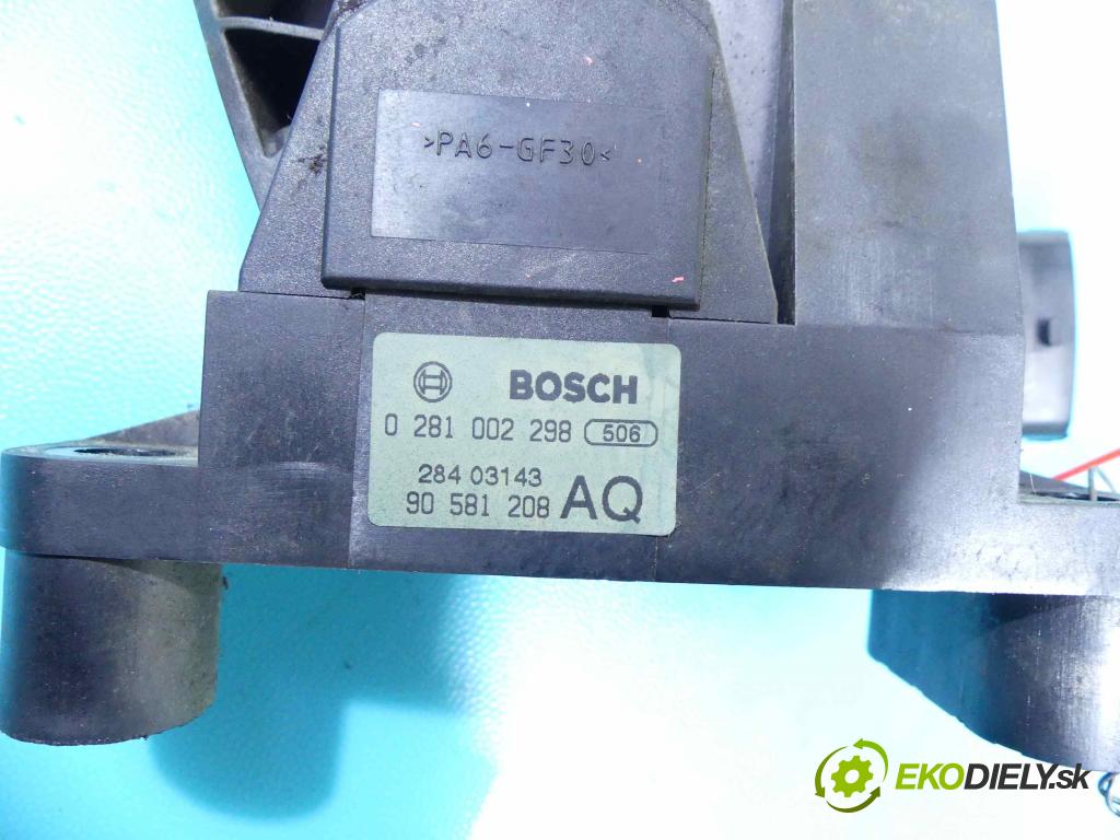 Opel Zafira A 1999-2005 2.0 dti 101 HP manual 74 kW 1995 cm3 5- pedále 0281002298 (Pedále)