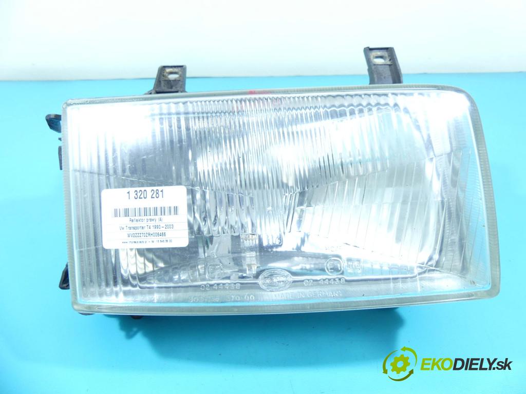 Vw Transporter T4 1990-2003 2.5 110 HP manual 81 kW 2461 cm3 5- Reflektor: pravý  (Pravé)