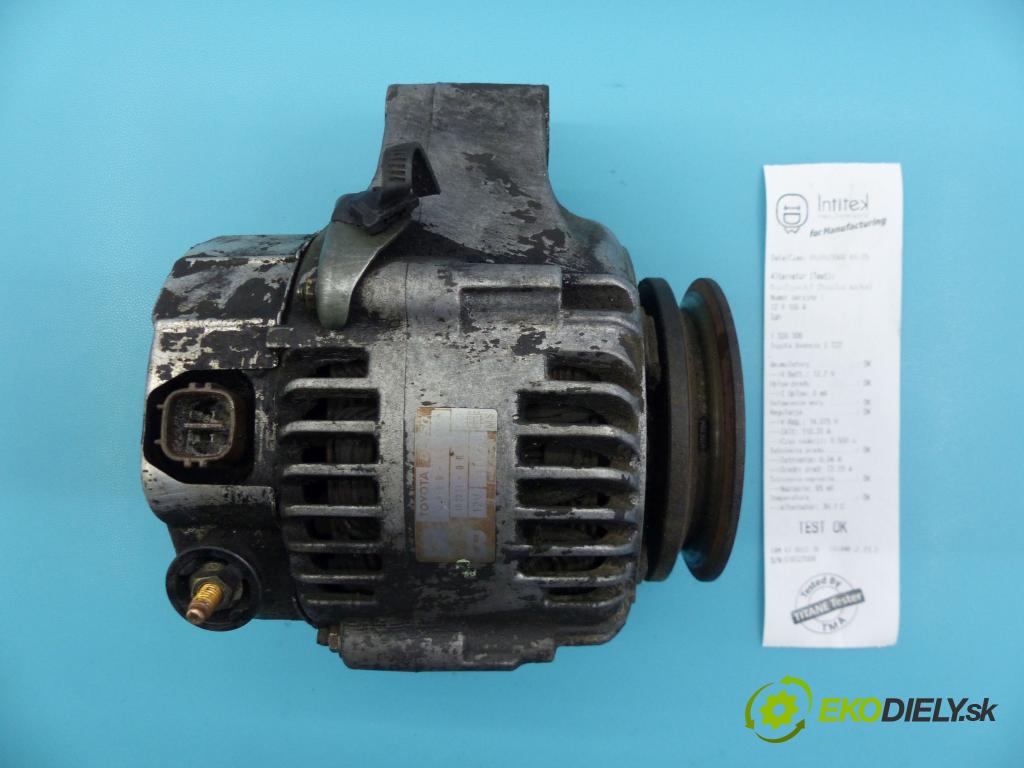 Toyota Avensis I T22 1997-2003 2.0 d4d 110 hp manual 81 kW 1995 cm3 5- Alternator  (Alternátory)