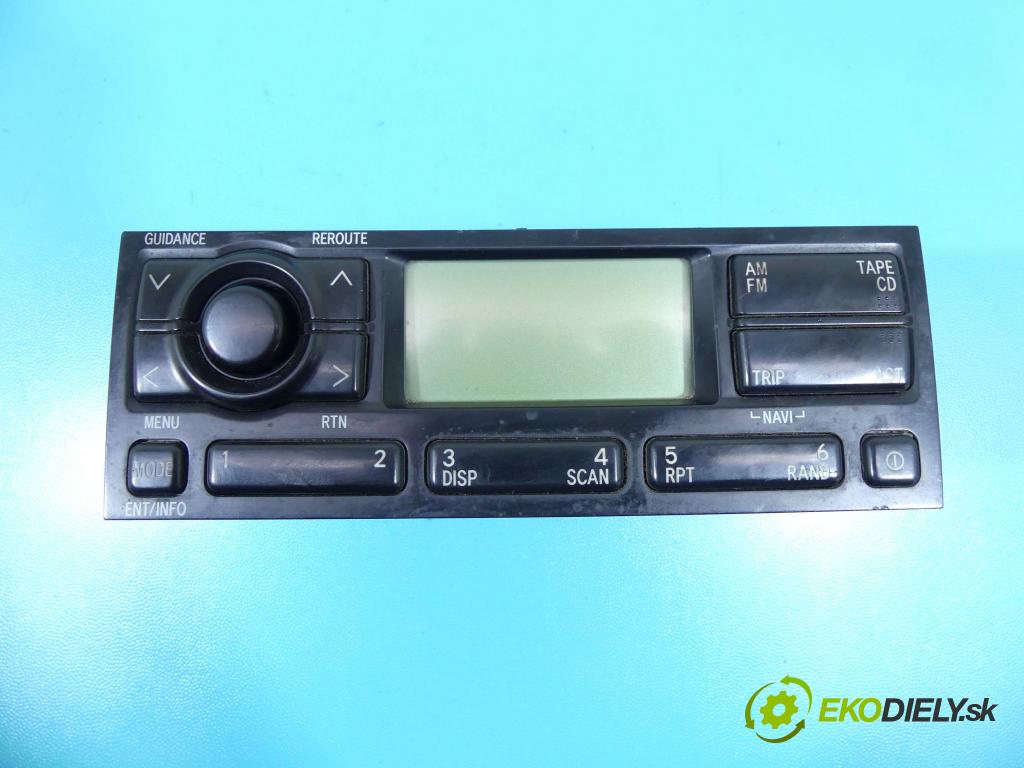 Toyota Avensis I T22 1997-2003 2.0 d4d 110 HP manual 81 kW 1995 cm3 5- Radio originál 86110-05010
