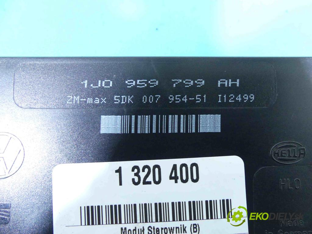 Vw Bora 2.0 8v 116 HP manual 85 kW 1984 cm3 4- modul riadiaca jednotka 1J0959799AH (Ostatné)