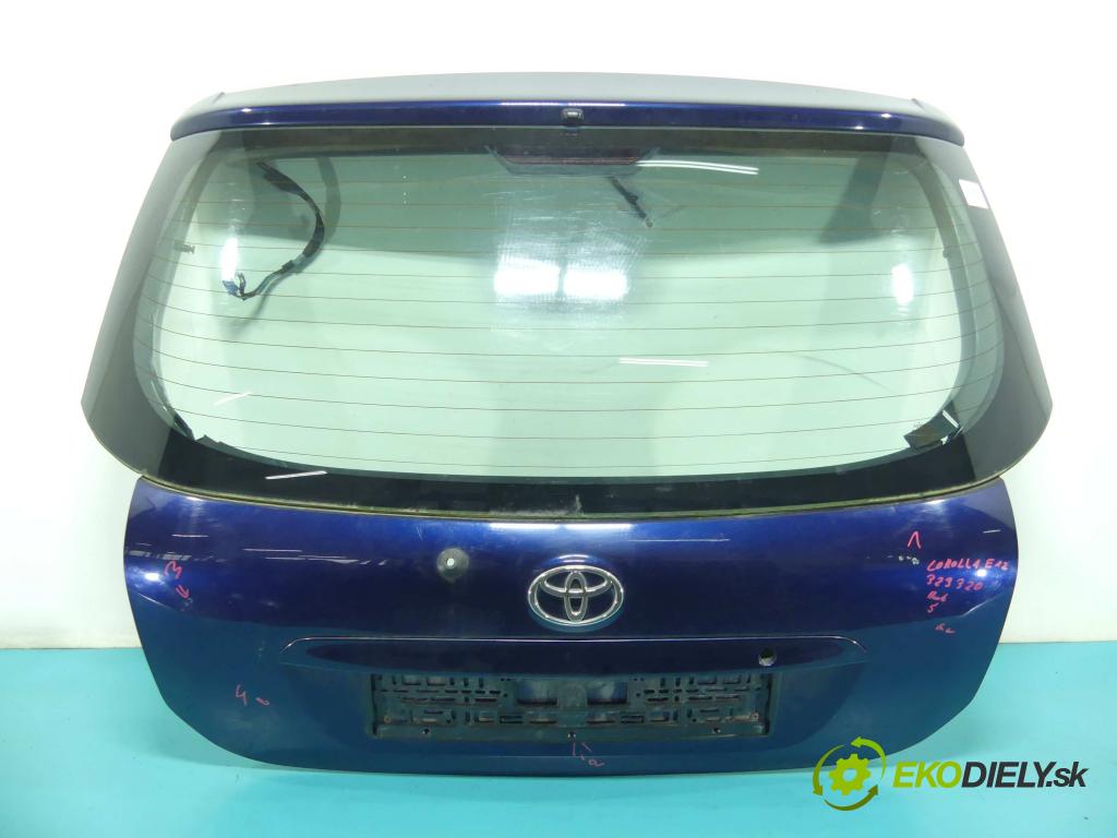 Toyota Corolla E12 2001-2009 1.6 vvti 110 hp automatic 81 kW 1598 cm3 3- zadní kufrové dveře  (Zadní kapoty)