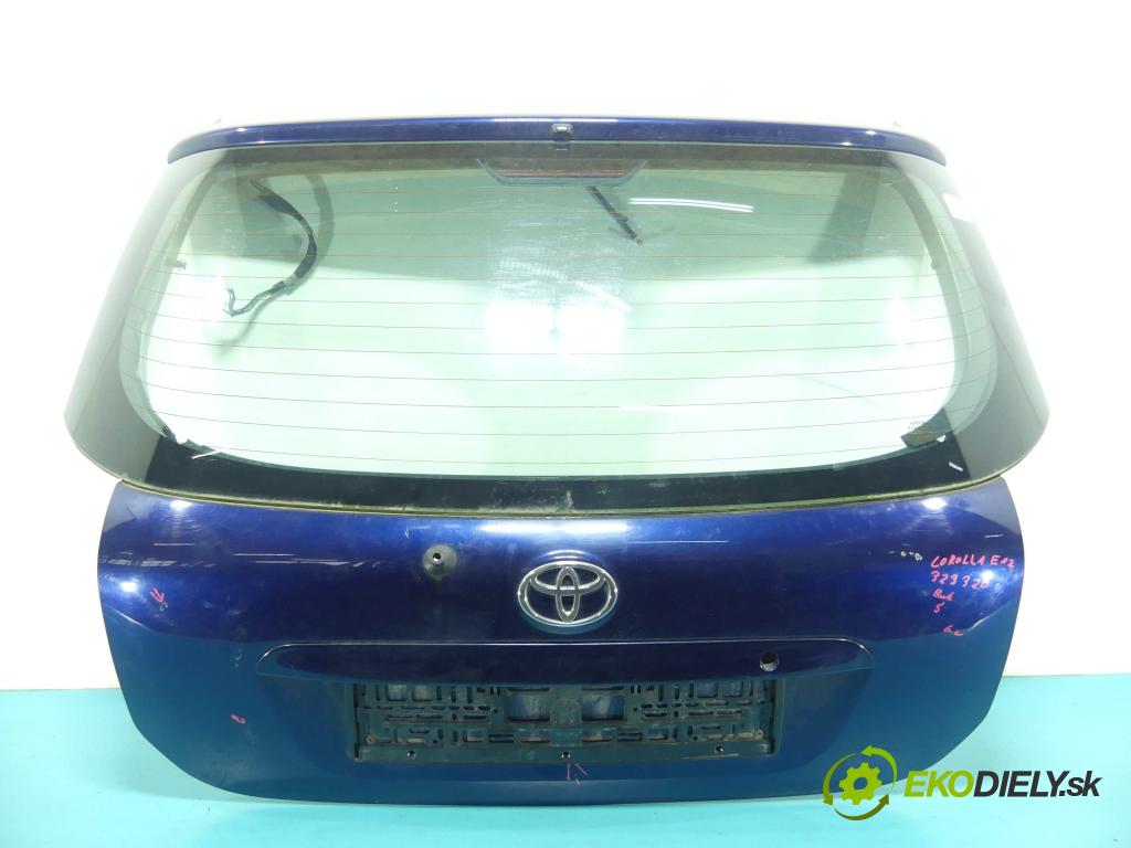 Toyota Corolla E12 2001-2009 1.6 vvti 110 hp automatic 81 kW 1598 cm3 3- zadní kufrové dveře  (Zadní kapoty)