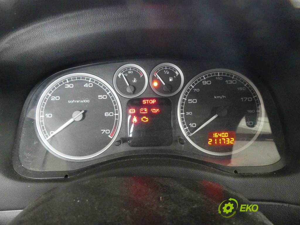 Peugeot 307 1.4 16v 88 HP manual 65 kW 1360 cm3 5- prístrojovka/ budíky 9651299480E (Prístrojové dosky, displeje)