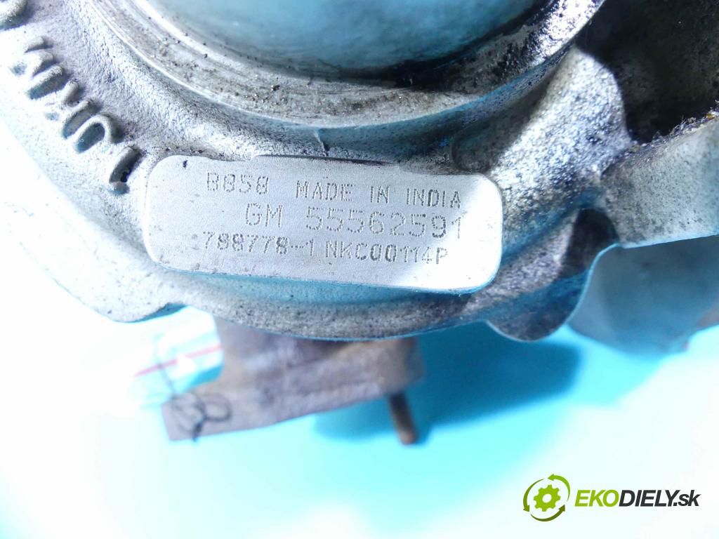 Opel Insignia A 2008-2017 2.0 cdti 131 HP automatic 96 kW 1956 cm3 5- turbodúchadlo, turbo 788778-1 (Turbodúchadlá (kompletné))