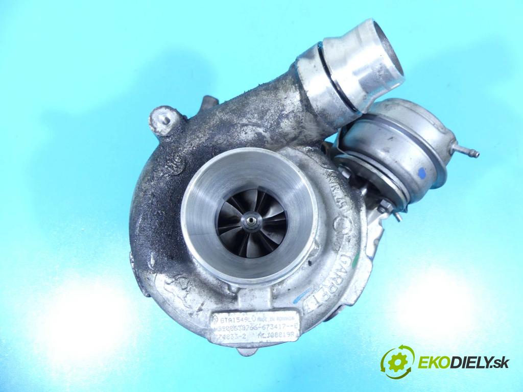 Nissan Qashqai I J10 2006-2013 2.0 dci 150 HP manual 110 kW 1995 cm3 5- turbodúchadlo, turbo 774833-2 (Turbodúchadlá (kompletné))