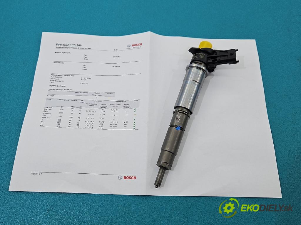 Nissan Qashqai I J10 2006-2013 2.0 dci 150 HP manual 110 kW 1995 cm3 5- vstrek 0445115084 (Vstrekovače)