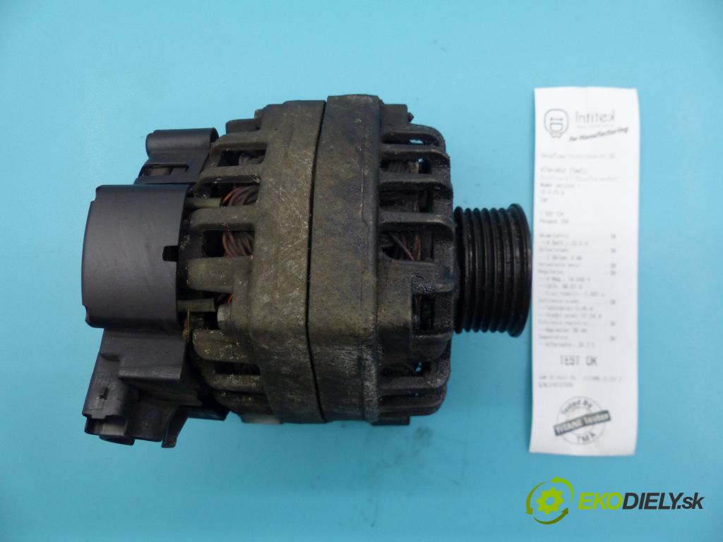 Peugeot 206 1.4 75 hp manual 55 kW 1360 cm3 5- Alternator 9656956080 (Alternátory)