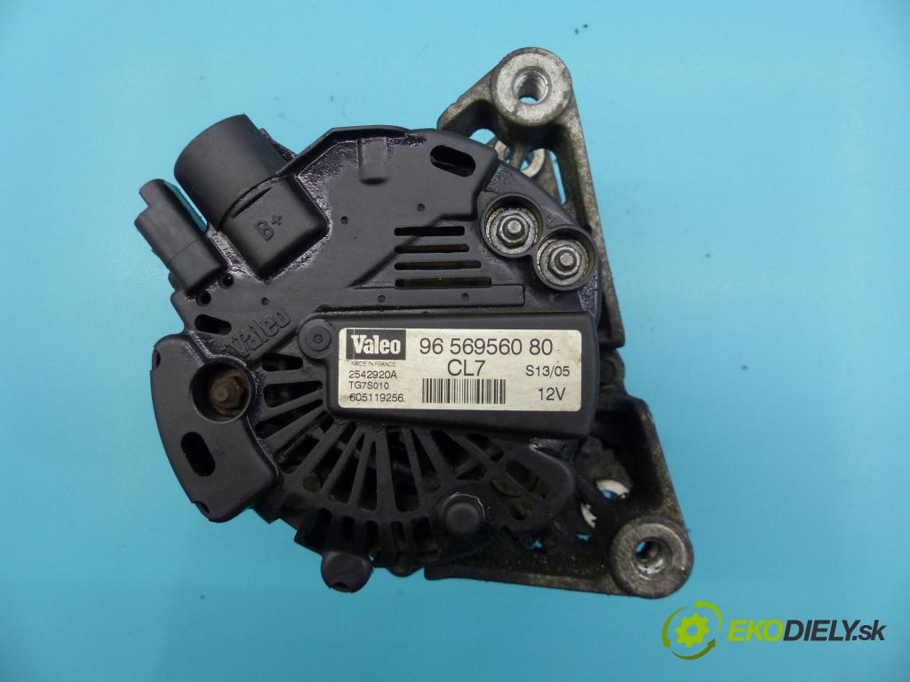 Peugeot 206 1.4 75 hp manual 55 kW 1360 cm3 5- Alternator 9656956080 (Alternátory)