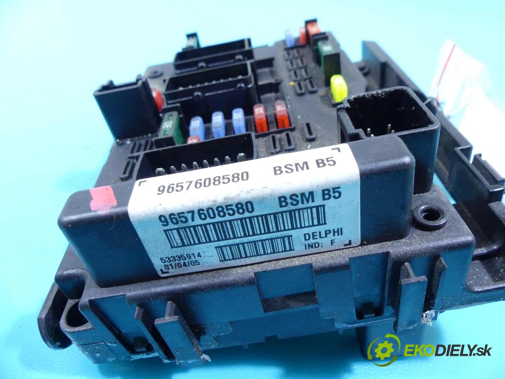 Peugeot 206 1.4 75 HP manual 55 kW 1360 cm3 5- modul riadiaca jednotka 9657608580 (Ostatné)