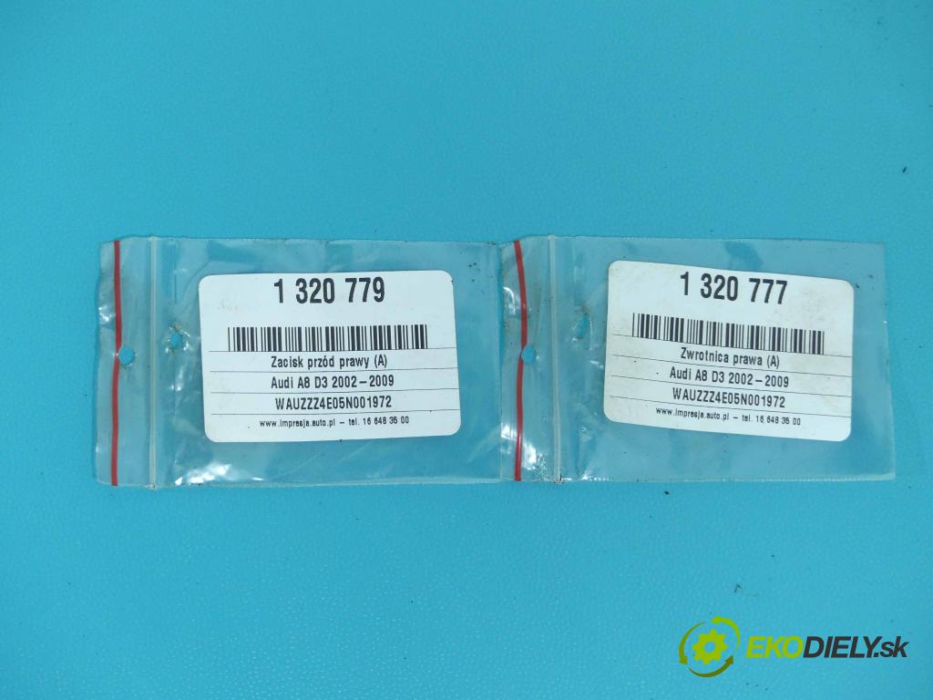 Audi A8 D3 2002-2009 3.0 tdi 232KM automatic 171 kW 2967 cm3 4- náboj pravé  (Náboje)